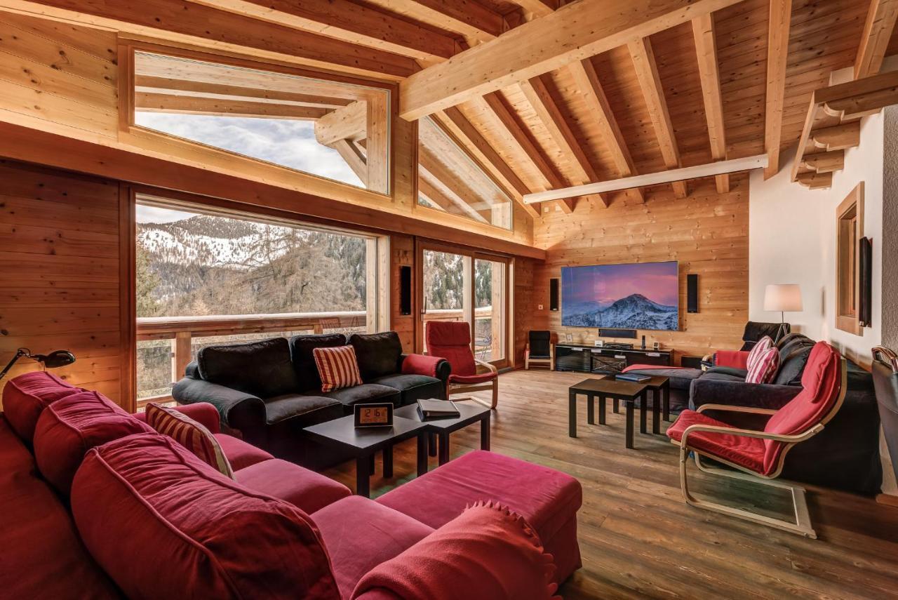 Chalet Flocon De Neige - Jacuzzi - Sauna Ла-Тзума Экстерьер фото