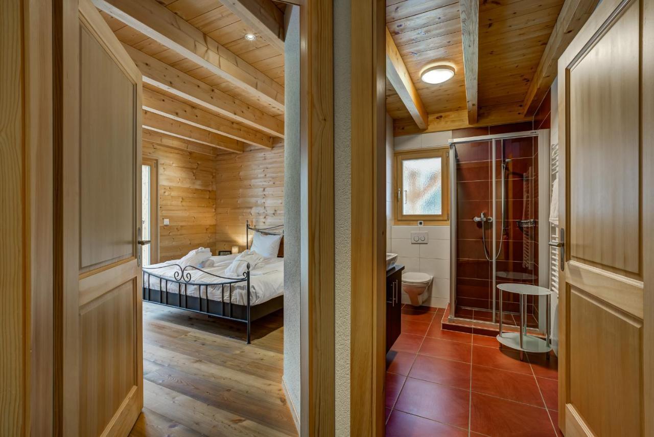 Chalet Flocon De Neige - Jacuzzi - Sauna Ла-Тзума Экстерьер фото