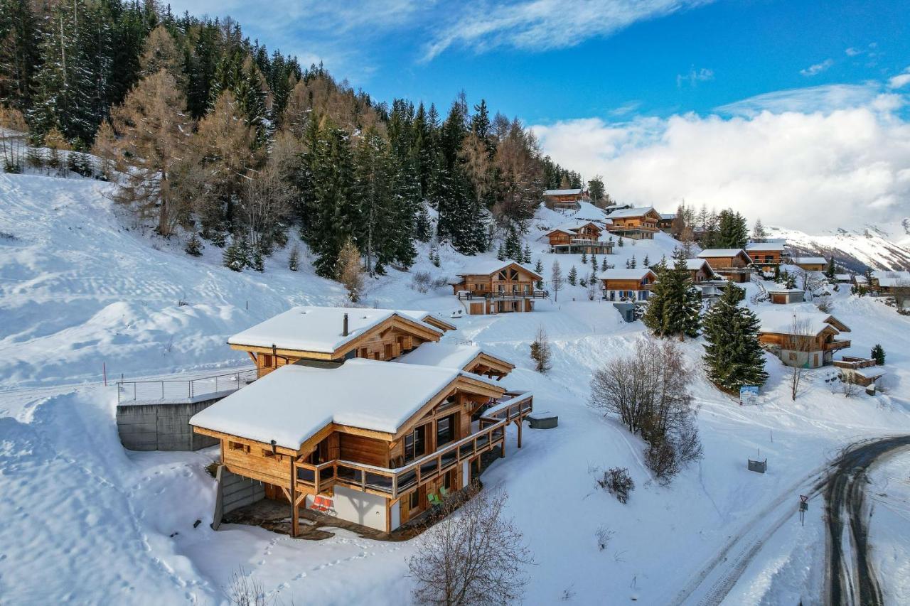 Chalet Flocon De Neige - Jacuzzi - Sauna Ла-Тзума Экстерьер фото