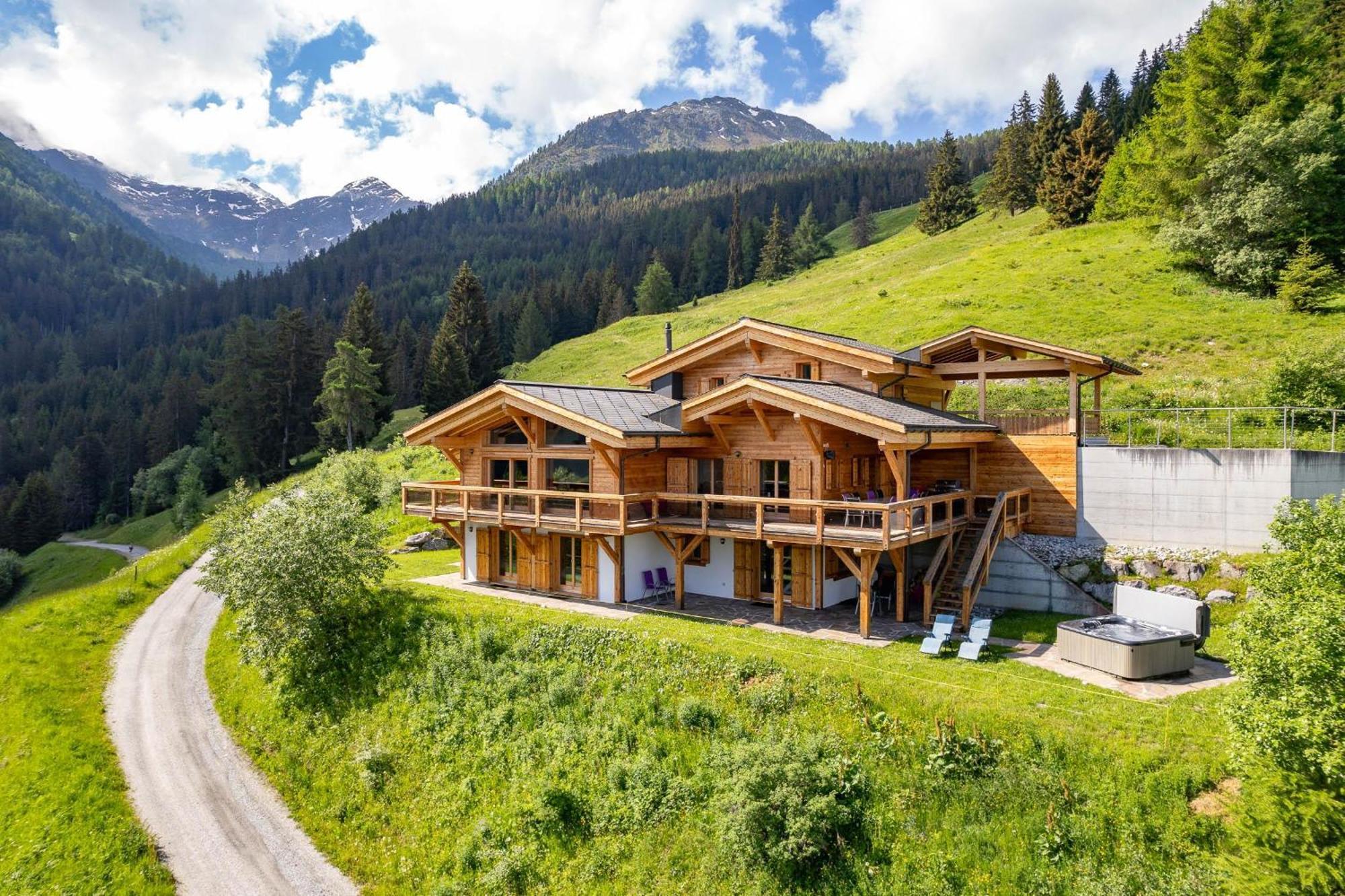 Chalet Flocon De Neige - Jacuzzi - Sauna Ла-Тзума Экстерьер фото